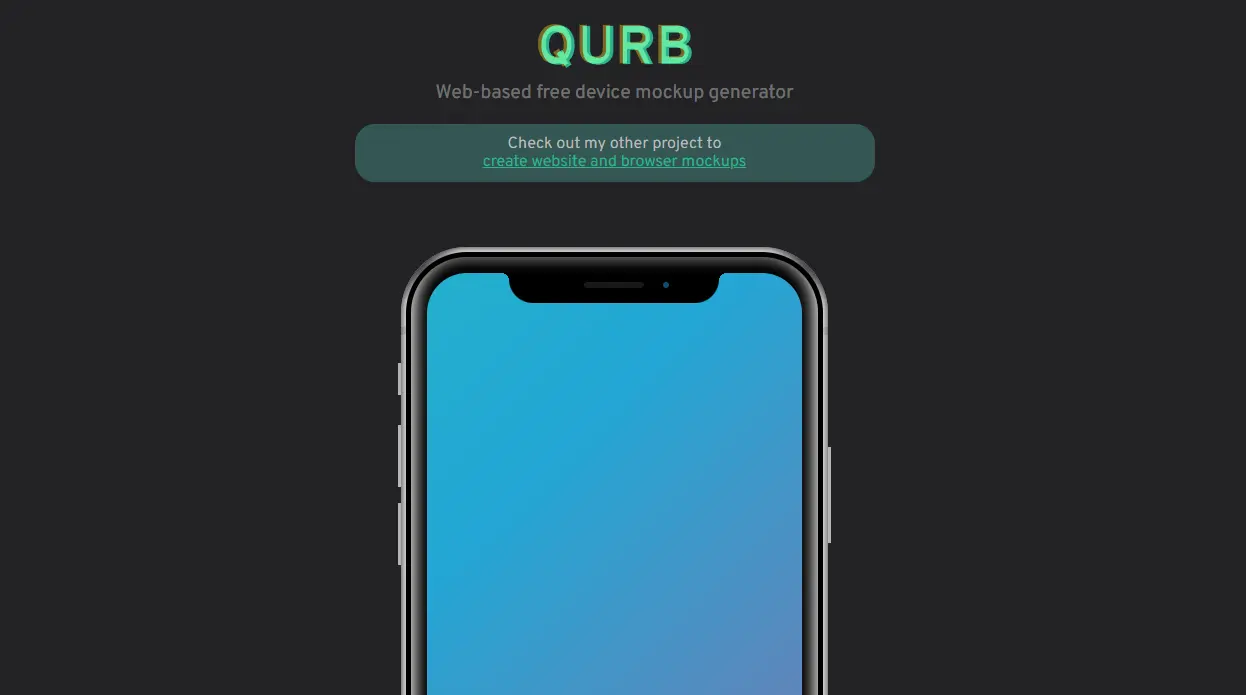 Qurb : 质感Mockup生成工具